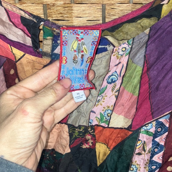 Johnny Was all silk Multicolor Women's Top - Picture 4 of 7